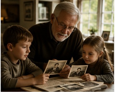 Family photographs and memories being preserved